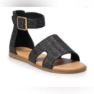 Black Ankle Strap Lauren Conrad Sandals